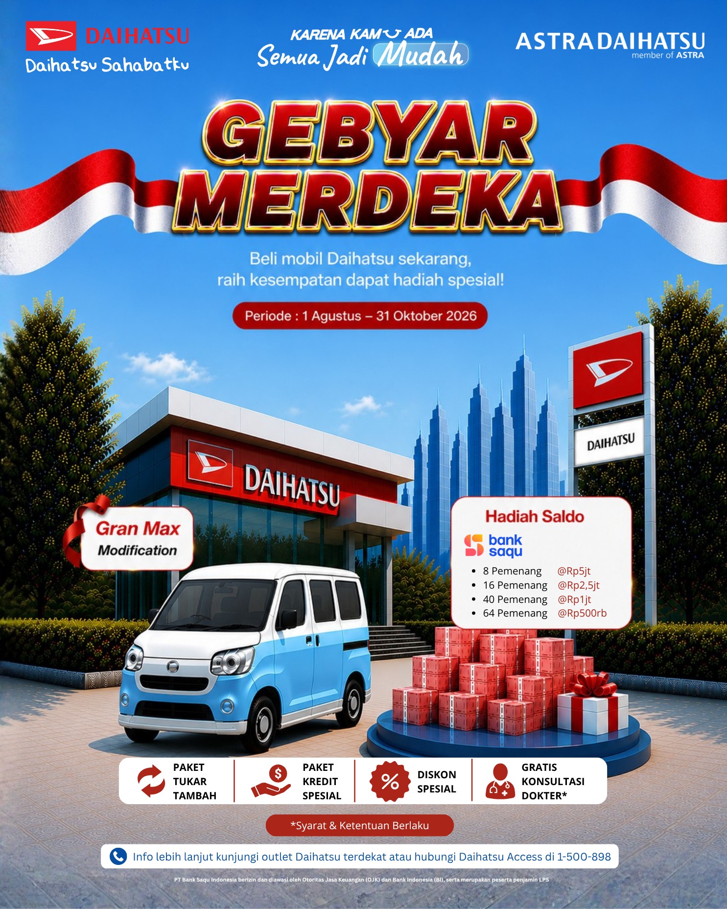 rahman gebyar merdeka astra daihatsu banjarbaru banjarmasin palangkaraya sampit